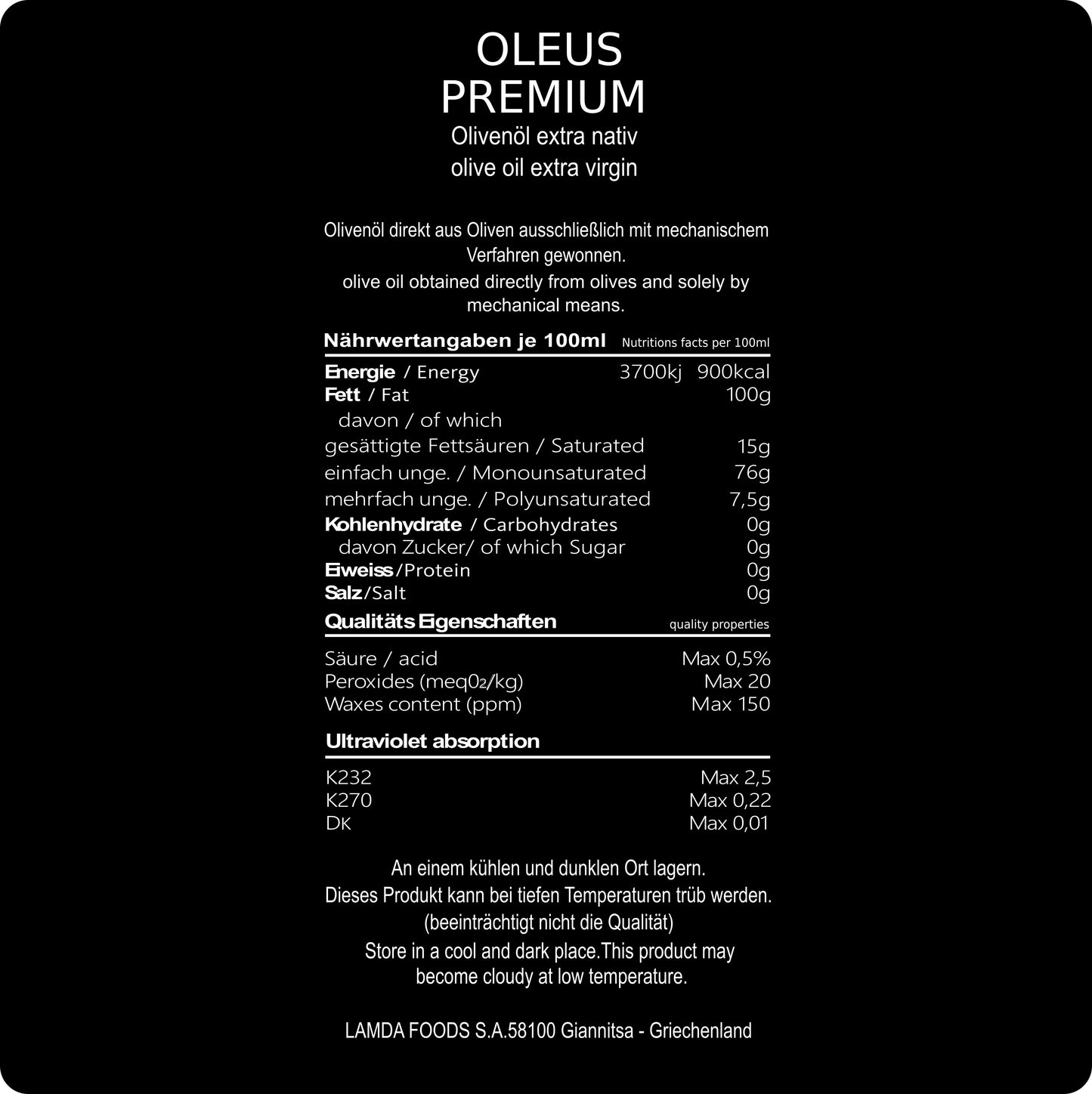 Oleus griechisches extra natives Olivenöl 2x750ml + Balsamico 250ml - Limitierte Vorbestellung: Frisches Olivenöl in 1-3 Wochen geliefert