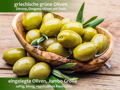 Lamda Estate – Griechisches Oliven Probierpaket 1kg | Neue Ernte 2025, Kalamata & Grüne Oliven